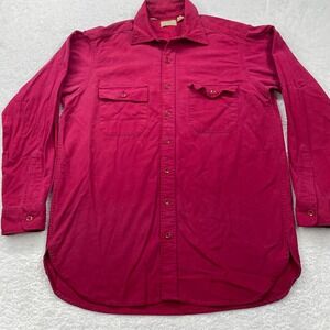 L.L.Bean Chamois Shirt Button Up Long‎ Sleeve Pockets Tall 16 1/2 Size XL